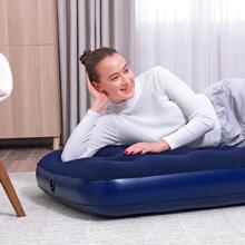 Single Inflatable Air Mattress For Camping 1 Person - Navy Blue - View 3