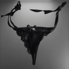 TANGA CON AJUSTE DE JARETA A TU DESEO Y CONFORT - Negro - Ver 2