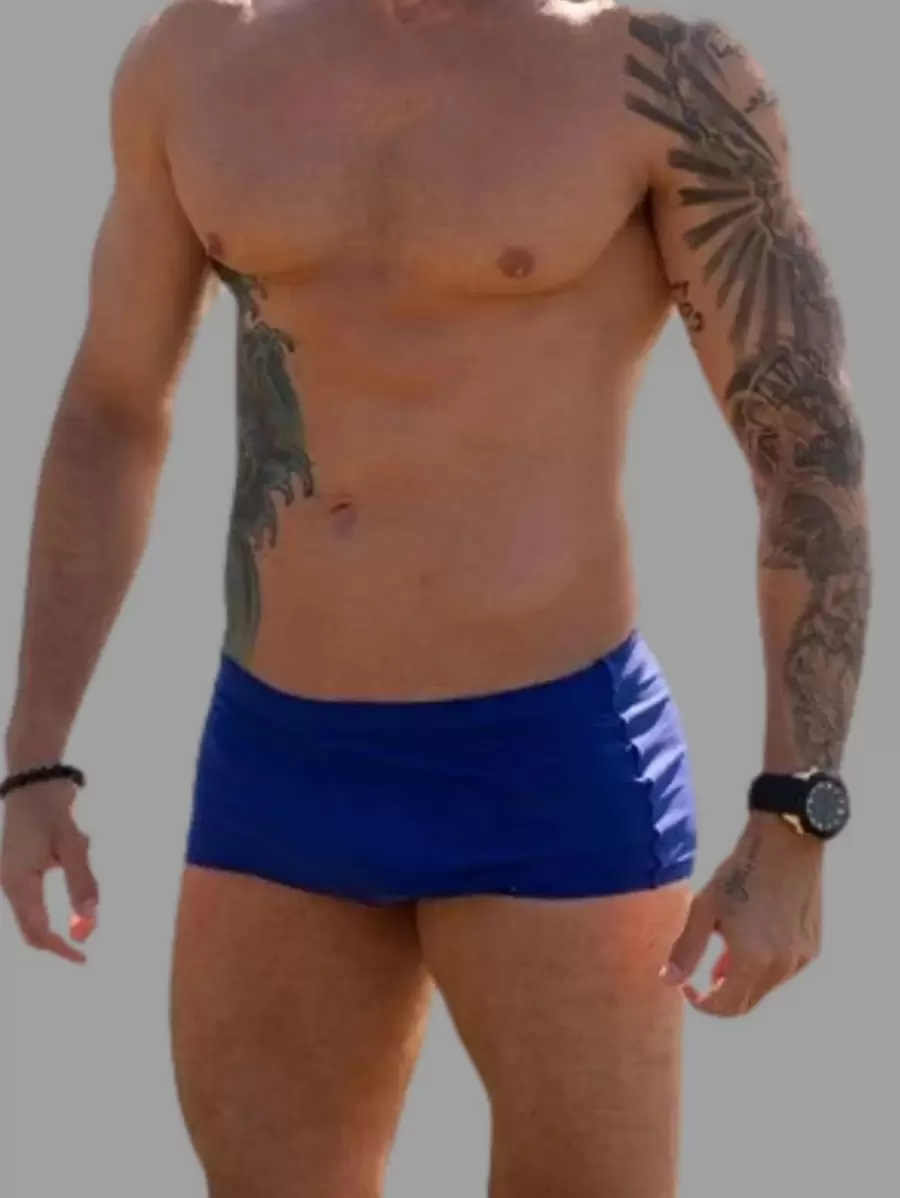 Men Swim Shorts - 藍色 - 查看 1