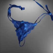 TANGA CON AJUSTE DE JARETA A TU DESEO Y CONFORT - azul real - Ver 2