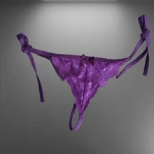 TANGA CON AJUSTE DE JARETA A TU DESEO Y CONFORT - Morado - Ver 2