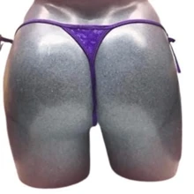 TANGA CON AJUSTE DE JARETA A TU DESEO Y CONFORT - Morado - Ver 3
