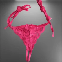 TANGA CON AJUSTE DE JARETA A TU DESEO Y CONFORT - Rosa Roja - Ver 2