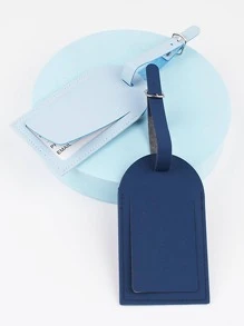 2 件金属飞机图案行李牌防丢失旅行蜜月旅行配件卡夹行李箱标签姓名标签卡套吊牌吊坠旅行必需品旅行配件学校包学校配件学校用品 - 彩色 - 查看 4