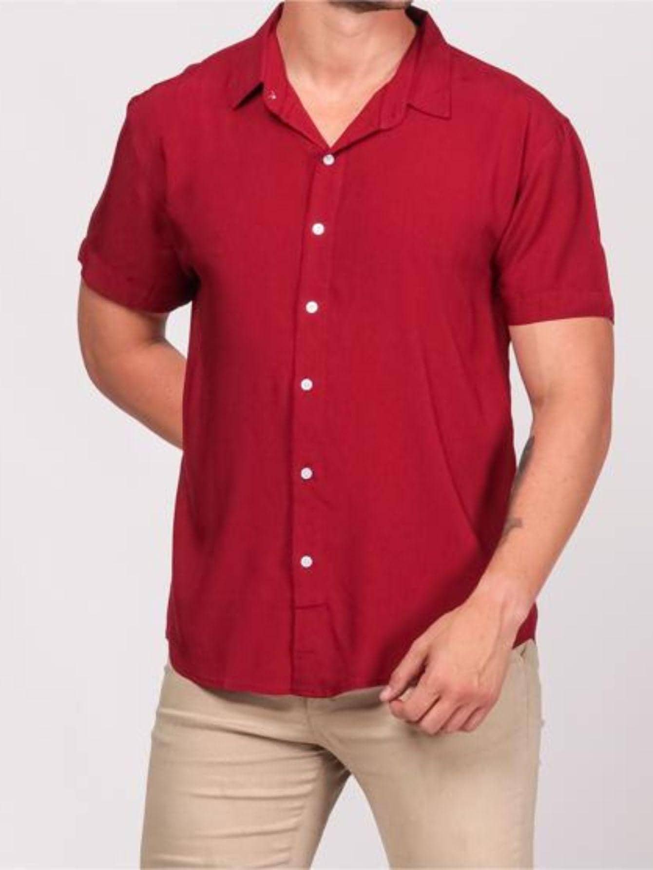 Men Shirts - Burdeos - Ver 1