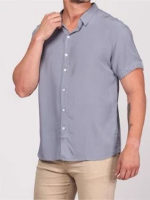Men Shirts - Grey - View 1