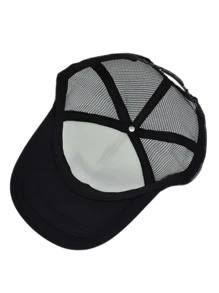 1 gorra de béisbol para hombre con patrón de estrellas, moda y transpirable para el verano en la calle - Blanco - Ver 3