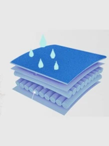 1pc Pink Microfiber Camping Towel With Bag - Baby Pink - View 9