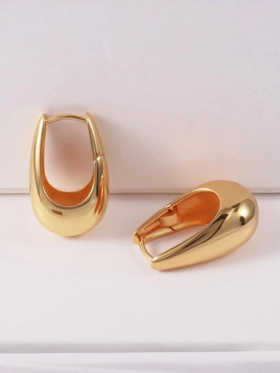 Pendientes de aro minimalista