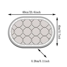 1入組60*40cm防滑墊,橡膠材質地板墊,浴室吸水地墊,廚房快速乾燥地墊 - 杏色 - 查看 4