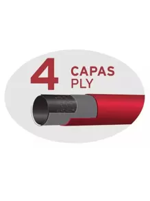 Manguera 1/2 , Súper Reforzada 4 Capas, 20m, Truper man-20x1/2x