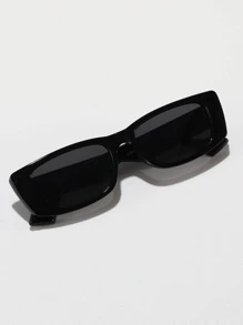 Kính thời trang gọng vuông nam - màu đen - Xem 4