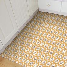 9pcs Floral Pattern Non-slip Floor Sticker - Multicolor - View 1