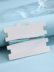 撞色編織腳錬 - 彩色 - 查看 2