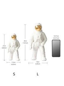 1 Bình Hoa Hình Phi Hành Gia, Bình Hoa Sứ Sáng Tạo Trang Trí Nhà - Nhiều màu - Xem 5