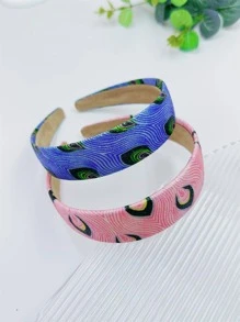 2入組圖案髮箍 - 彩色 - 查看 1