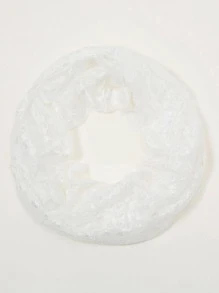 Khăn ren hoa - trắng - Xem 4