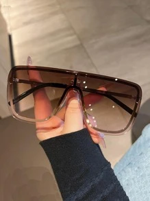 平頂形太陽眼鏡 - 漸層 - 查看 1