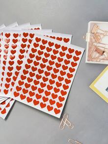 Nhãn dán hình trái tim màu đỏ, nhiều kích cỡ khác nhau, lý tưởng để làm phần thưởng cho mẫu giáo. Hình dán trái tim đầy màu sắc để khen ngợi học sinh tiểu học. Miếng dán tự dính hoạt hình. - Đỏ - Xem 3