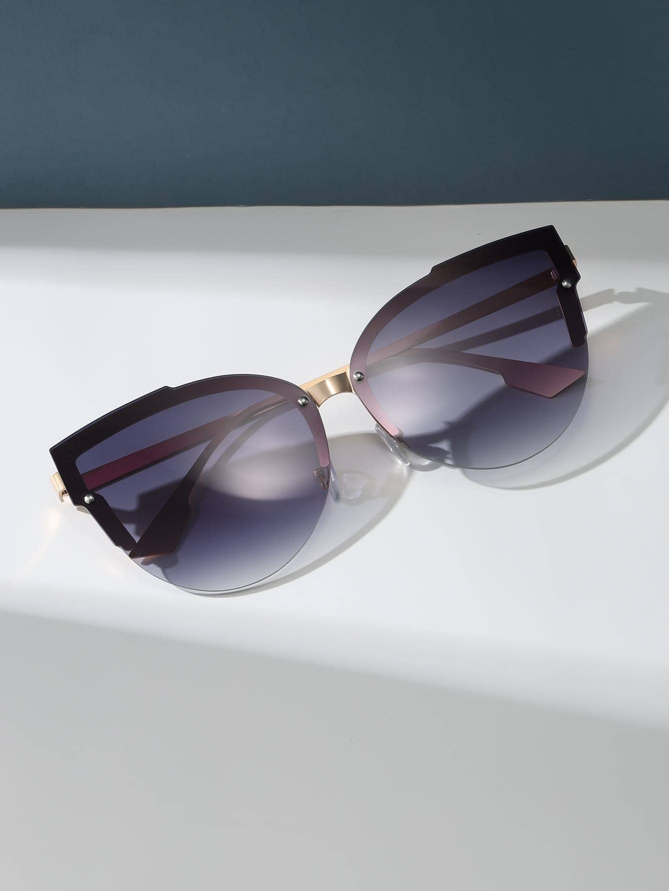 Rivet Detail Sunglasses Elegant Sunglasses Beach Sun Glasses Beach