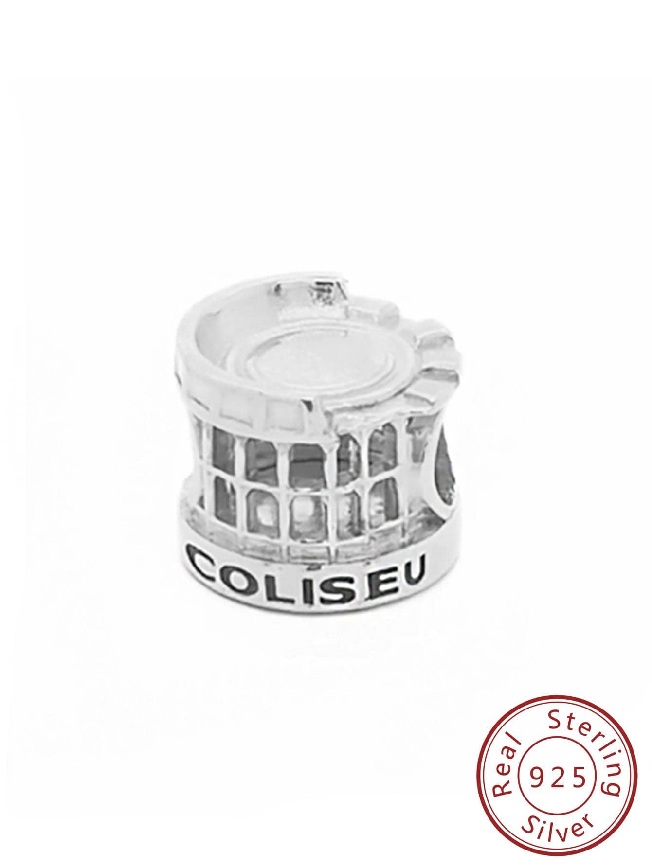 1 件復古 925 純銀角斗士珠,男女通用 Diy 珠飾,派對和宴會