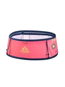 AONIJIE 1 pieza Bolso para correr geométrico & con estampado de letra con diseño con cordón - Rosa coral - Ver 1