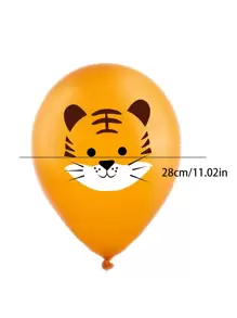 10/20/100 stuks feestballonnen met bosdierenthema, geschikt voor feestdagen, feesten, kamperen, tuindecoratie en verjaardagsvieringen