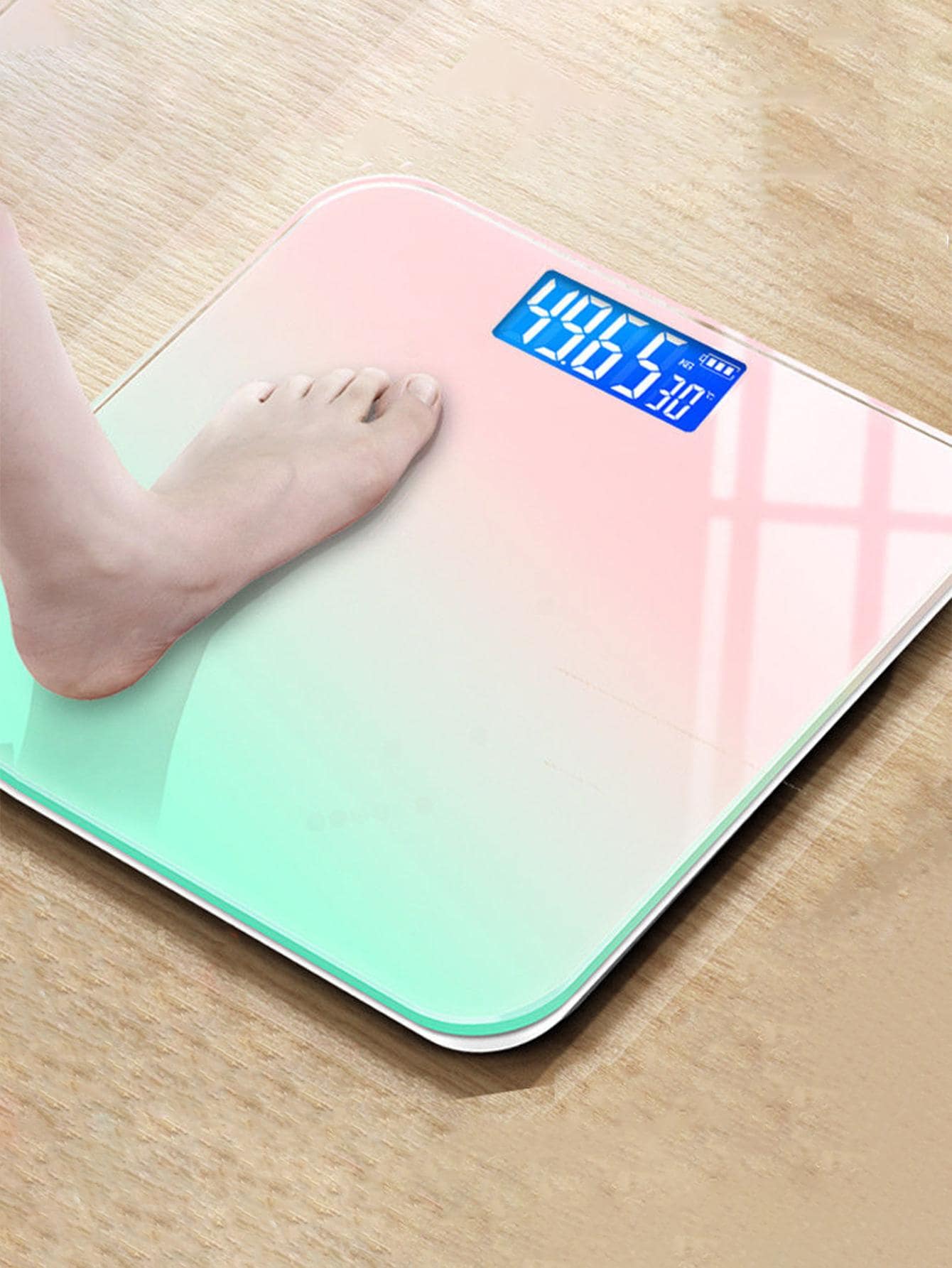 1 pieza vidrio templado peso simple de ombré eléctrico peso para casa - Multicolor - Ver 1