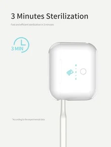 QIYIN 1 pieza portátil ABS Cepillo de dientes almacenamiento moderno blanco Caja de almacenamiento para casa - Blanco - Ver 7