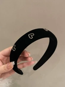 1 Băng đô nhung cho nữ, Phụ kiện tóc nhung thời trang tối giản với cảm giác cao cấp cho trang phục hàng ngày hoặc trang trọng, Vòng cài tóc ngày lễ tình nhân dễ thương - Nhiều màu - Xem 4