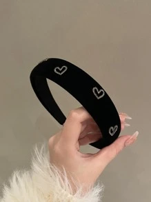 1 Băng đô nhung cho nữ, Phụ kiện tóc nhung thời trang tối giản với cảm giác cao cấp cho trang phục hàng ngày hoặc trang trọng, Vòng cài tóc ngày lễ tình nhân dễ thương - Nhiều màu - Xem 6