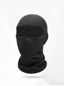 1 pièce Protection solaire anti-UV Équipement d'été pour le cyclisme en plein air en soie glacée, couvre-chef/foulard/masque facial, équipement respirant pour la moto, protection du visage et du cou contre le soleil, masque de ski
