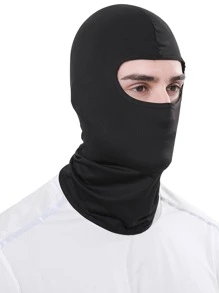 1 pièce Protection solaire anti-UV Équipement d'été pour le cyclisme en plein air en soie glacée, couvre-chef/foulard/masque facial, équipement respirant pour la moto, protection du visage et du cou contre le soleil, masque de ski
