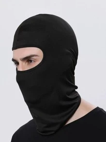 1 pièce Protection solaire anti-UV Équipement d'été pour le cyclisme en plein air en soie glacée, couvre-chef/foulard/masque facial, équipement respirant pour la moto, protection du visage et du cou contre le soleil, masque de ski