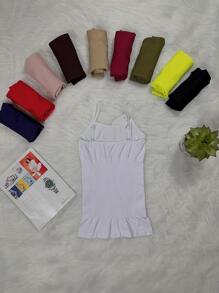TANK T-SHIRT Shapewear - 白色 - 查看 4