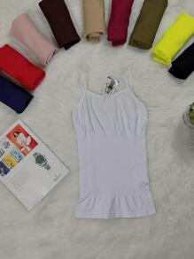 TANK T-SHIRT Shapewear - 白色 - 查看 2