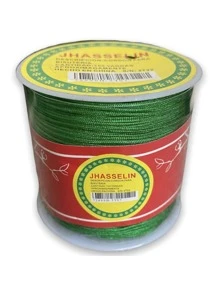1 Roll 90m Chinese Thread 0.8mm Various Colors For Bracelets And Crafts - Dark Green - View 2