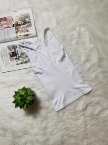 CAMISETA DE TIRANTES - Blanco - Ver 2