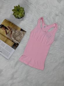 CAMISETA DE TIRANTES - Rosa Pálido - Ver 2