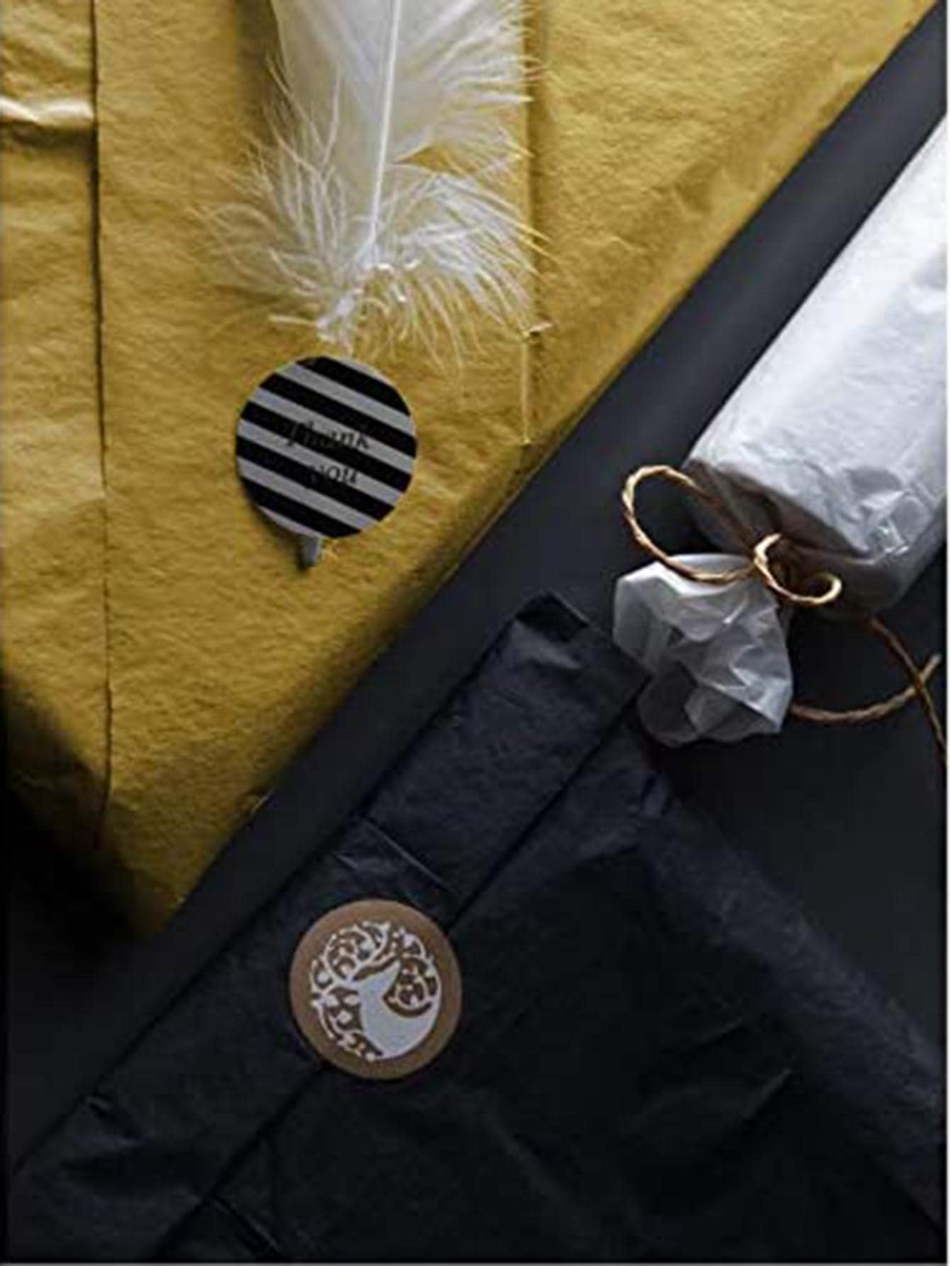 100pcs Solid Gift Wrapping Paper - Baby Pink - View 6