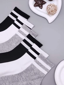 6 đôi Vớ thủy thủ đoàn họa tiết kẻ sọc cho nam - Nhiều màu - Xem 3