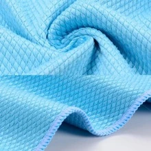 3 Cái/lốc Khăn Lau Microfiber Hộ Gia Đình Nhà Bếp Có Thể Thấm Hút Vải Lau Rửa Xe Bát Đĩa Khăn Cửa Sổ Sạch Sẽ - Màu be - Xem 2