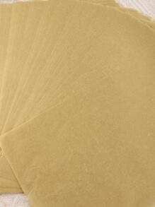 100入組素色禮品包裝紙 - 金色 - 查看 3