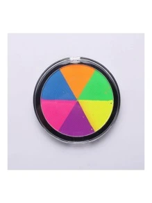 1set Fluorescent Face Body Paint, Simple Multi-purpose Glow In The Dark Acrylic Paints Art For Party - Multicolor - View 1