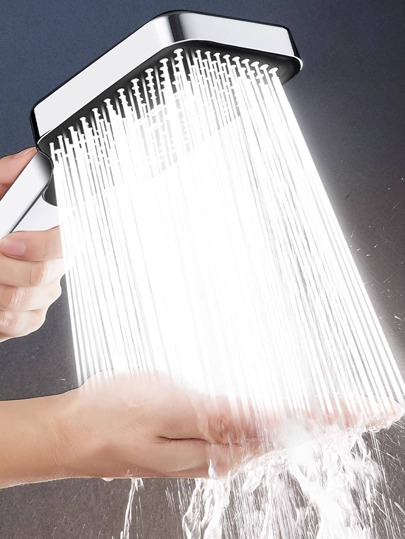 1 Peça Portátil Alta Pressão Lavar A Cabeça Com Três Pulverizar Configurações , Grande Painel , Galvanizado Superfície