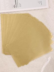 100入組素色禮品包裝紙 - 金色 - 查看 1