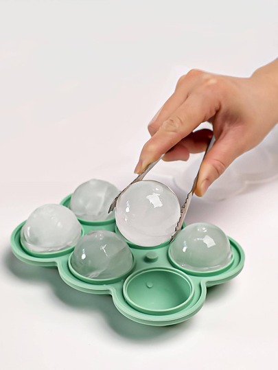 1pc Silicone 6-Cavity Ice Ball Maker Mold For Home Kitchen Refrigerator