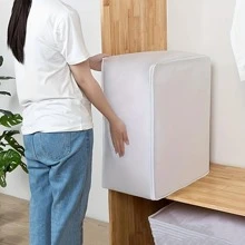 1pc Plain Clothes Storage Bag - Clear - View 2