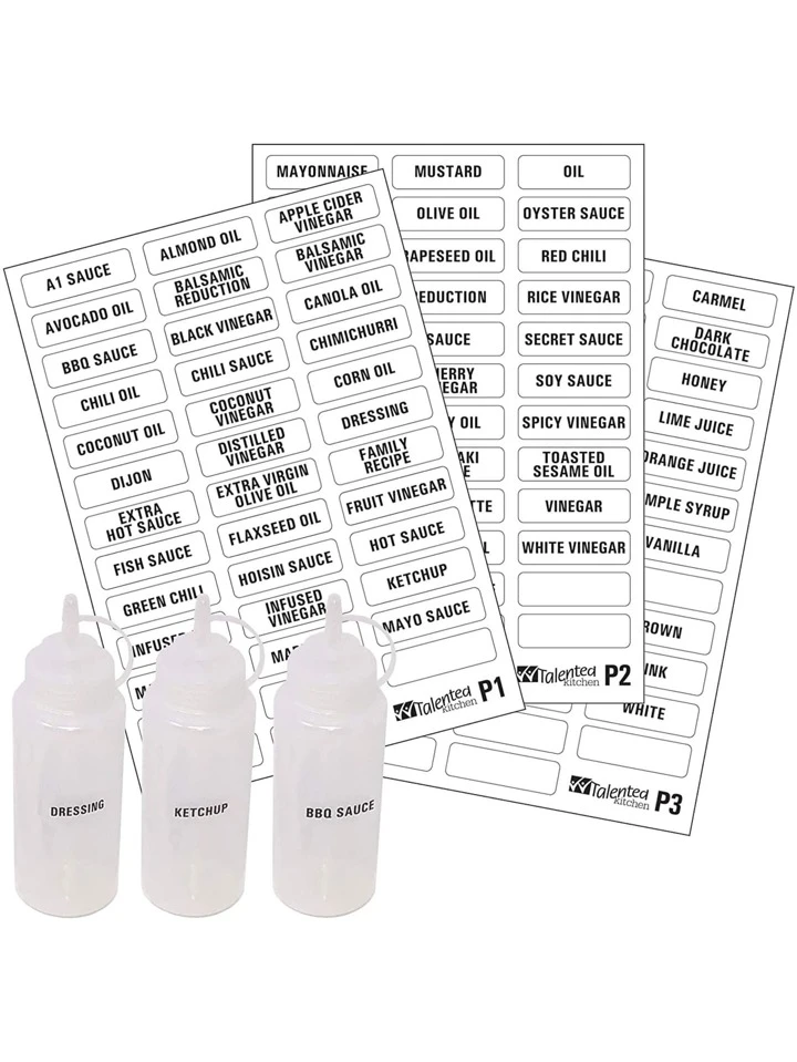 Oil Vinegar Labels And Name