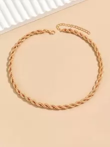 Collar de cadena minimalista